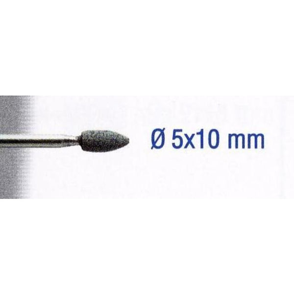 SILICON CARBIDE STONES 5X10MM.FLAME.SH3MM.2PCS - Power Tool Traders