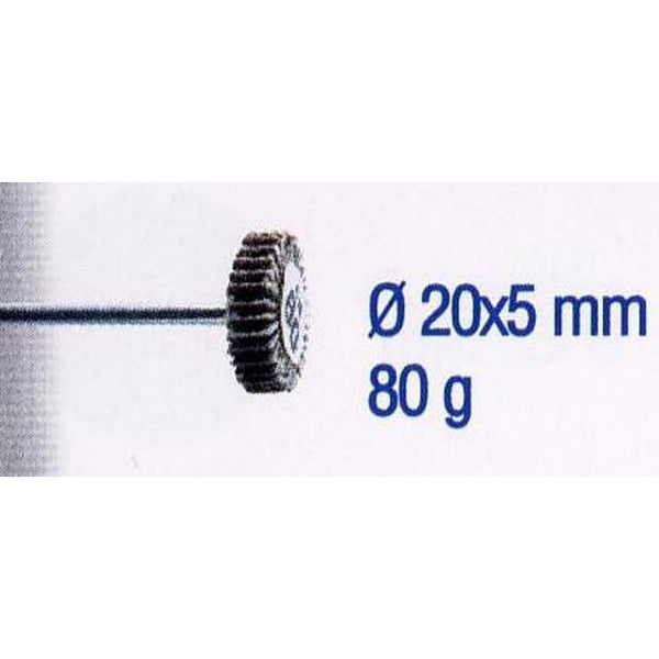 FLAP GRINDING WHEEL 20X5MM.GR.80.SH3MM - Power Tool Traders