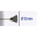 STEEL CUP BRUSH 12MM.SH 2.35MM - Power Tool Traders