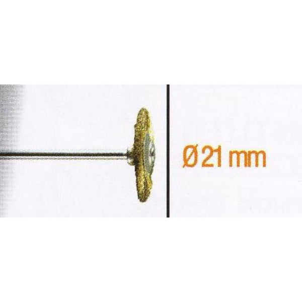 BRASS WHEEL BRUSH 21MM. SH. 2.35MM - Power Tool Traders
