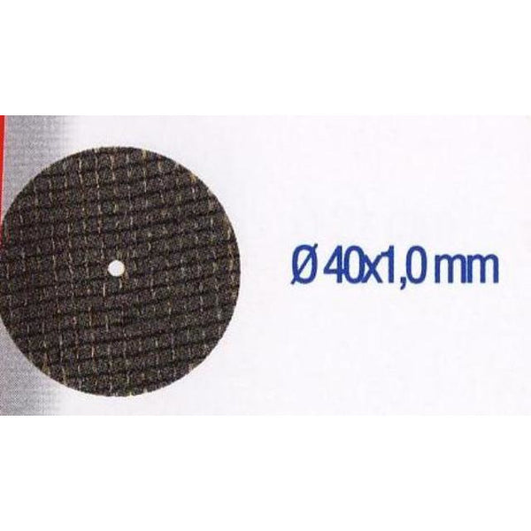 REINFORCED CUT OFF DISCS 40X1MM.5PCS - Power Tool Traders
