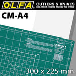 OLFA CUTTING MAT 225 X 300MM A4 CRAFT MULTI-PURPOSE - Power Tool Traders