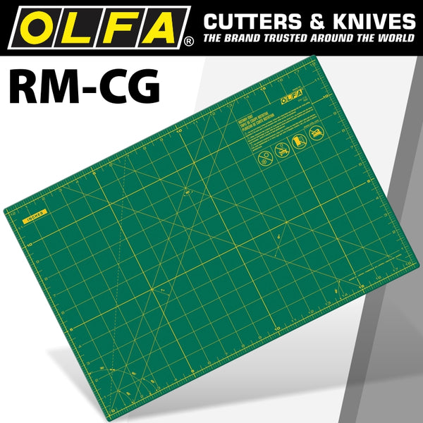 OLFA GREEN CUTTING  MAT 12'X18' 305 x 458mm - Power Tool Traders