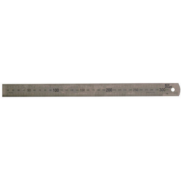STAINLESS STEEL RULER 300 X 25 X 1.0MM - Power Tool Traders