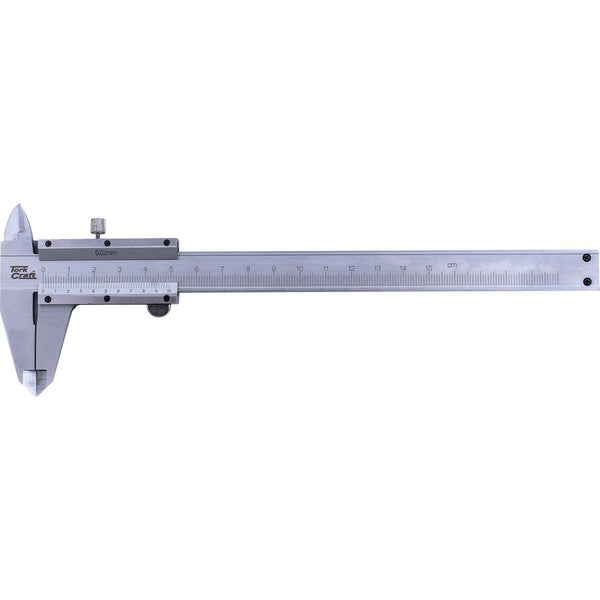 VERNIER 150MM CARBON STEEL METRIC 0.02 ACC - Power Tool Traders