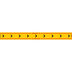 YELLOW ARROW RIGHT - 800MM X 80MM SOCIAL DISTANCING STRIPS