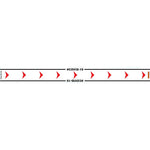 WHITE ARROW RIGHT - 800MM X 80MM SOCIAL DISTANCING STRIPS