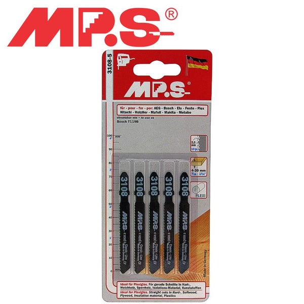 JIGSAW BLADE 75MM 12TPI T-SHANK T119B - Power Tool Traders