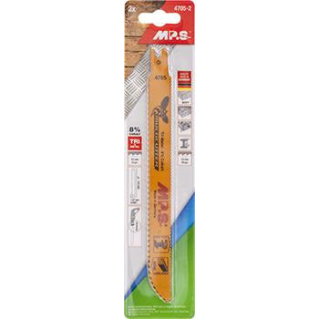 SABRE SAW SOFTWOOD 200MM MULTICUTTER U-SHANK 6&10TPI 2/PK - Power Tool Traders