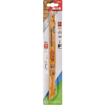 SABRE SAW METAL&WOOD EXTRA-LONG 250MM MULTICUTTER U-SHANK 6&10TPI 2/PK - Power Tool Traders