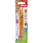 SABRE SAW METAL&WOOD 150MM MULTICUTTER U-SHANK 6&10TPI 2/PK - Power Tool Traders