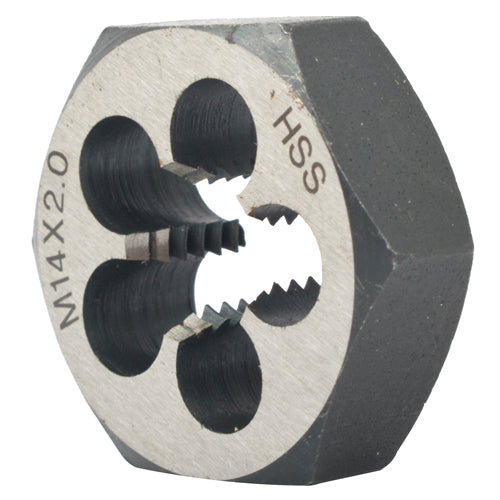 DIE HSS HEX 14X2.00MM 1/CARD - Power Tool Traders