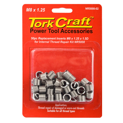 THREAD REPAIR KIT M8 X 1.25 X 1.5MM REPL. INSERTS FOR NR5008 - Power Tool Traders