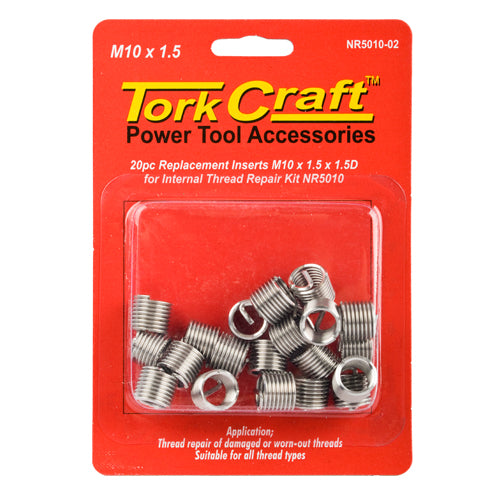 THREAD REPAIR KIT M10 X 1.5 X 1.5MM REPL. INSERTS FOR NR5010 - Power Tool Traders