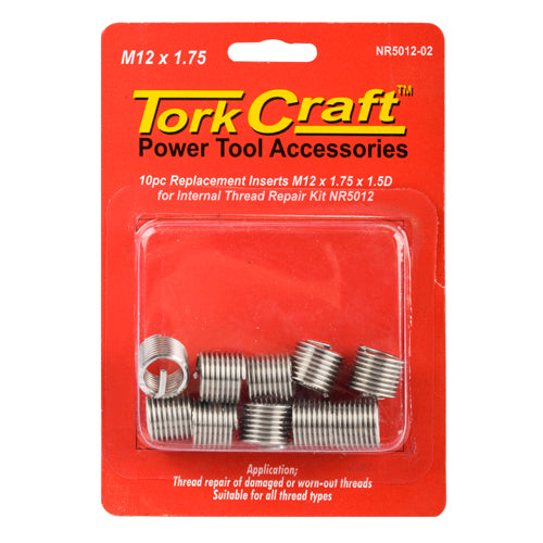 THREAD REPAIR KIT M12 X 1.75 X 1.5MM REPL. INSERTS FOR NR5012 - Power Tool Traders