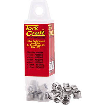 THREAD REPAIR KIT M6 X 1.5D REPLACEMENT INSERTS 10PCE - Power Tool Traders