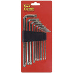 TORX KEY SET 10PC T9-T50  CR-V CARDED - Power Tool Traders