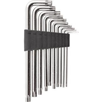 TORX-SECURITY SET 10PC T9-T50  CR-V CARDED - Power Tool Traders
