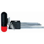 9PCE BALL POINT ALLEN KEY SET WITH INTERCHANGEABLE HANDLE - Power Tool Traders
