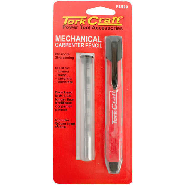 TORK CRAFT MECHANICAL CARPENTERS PENCIL WITH REFILL - Power Tool Traders