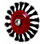 TW.WIRE CON. WHEEL BRUSH 100MM - Power Tool Traders