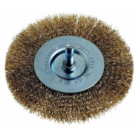 WIRE WHEEL BRUSH 75MM DBL.THIC - Power Tool Traders