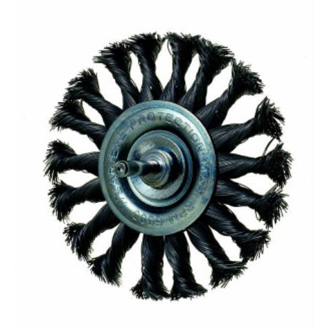 TWISTED WIRE WHEEL BRUSH 75MM - Power Tool Traders