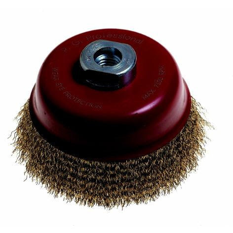 WIRE CUP BRUSH 120MM X 14M - Power Tool Traders
