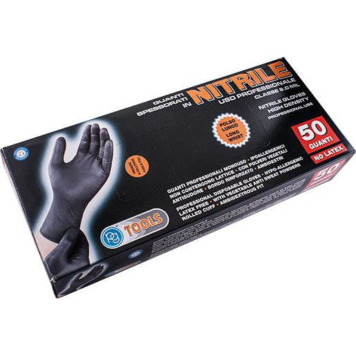 NITRILE GLOVES LARGE 100 PCE HIGH DENSITY ( X50 PAIRS ) - Power Tool Traders