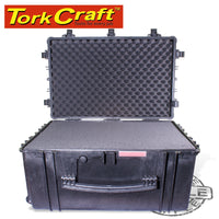 HARD CASE 670X515X375MM OD WITH FOAM BLACK WATER & DUST PROOF(584433) - Power Tool Traders