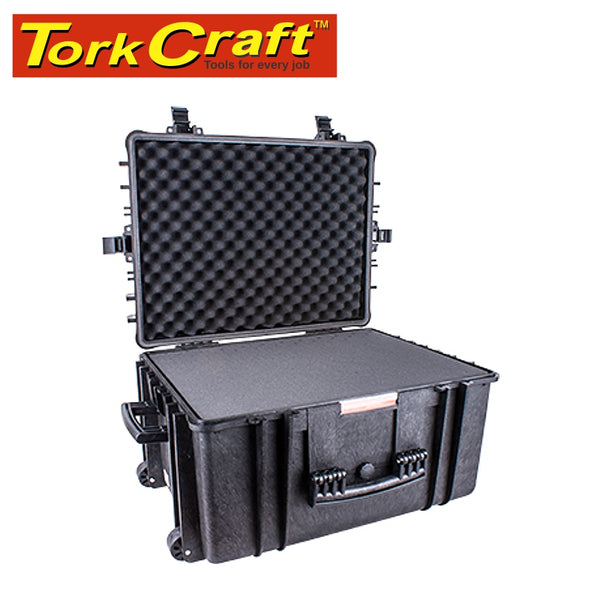 HARD CASE 670X510X375MM OD WITH FOAM BLACK WATER & DUST PROOF 584433 - Power Tool Traders