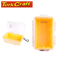 MICRO CASE YELL. 199 X 130 X 79MM SIL./LINER WITH CARABIN.CLIP - Power Tool Traders