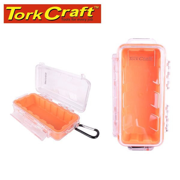 MICRO CASE ORAN. 197 X 100 X 61MM SIL./LINER WITH CARABIN.CLIP - Power Tool Traders