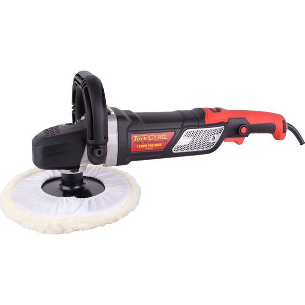 POLISHER 1200W 180MM B/PAD AND BONNET 1000-3000RPM CONST/POWER D-HANDL - Power Tool Traders