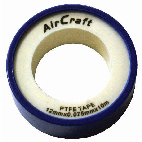 PTFE TAPE 12MMX0.075MMX10M ROLL - Power Tool Traders