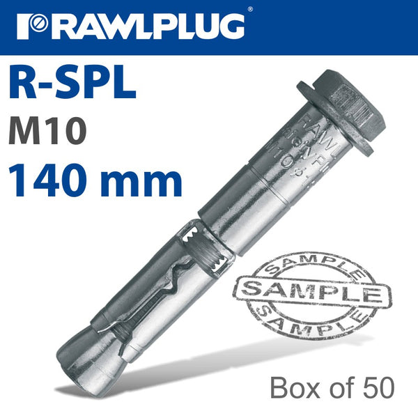 R-SPL SAFETY PLUS - LOOSE BOLT 10X140MM X50 PER BOX - Power Tool Traders