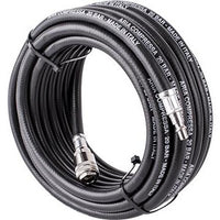 RUBBER AIR HOSE 10mmX10M W.QUICK COUPLERS - Power Tool Traders