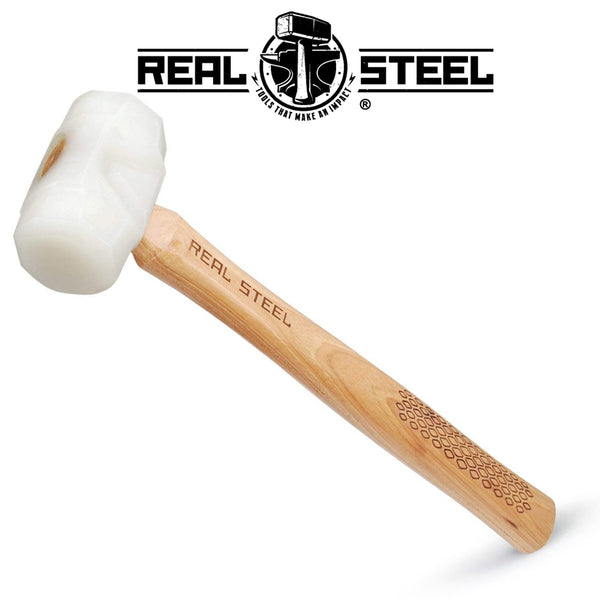 HAMMER URETHANE 38MM 1 1/2' FACE DIAM. HICK. WOOD HANDLE - Power Tool Traders