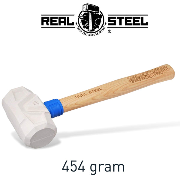 HAMMER MALLET WHITE 450G 16OZ HICK. WOOD HANDLE - Power Tool Traders