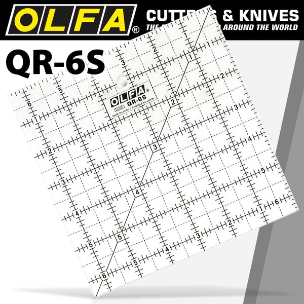 QUILT RULER 6' X 6' SQUARE WITH GRID - Power Tool Traders