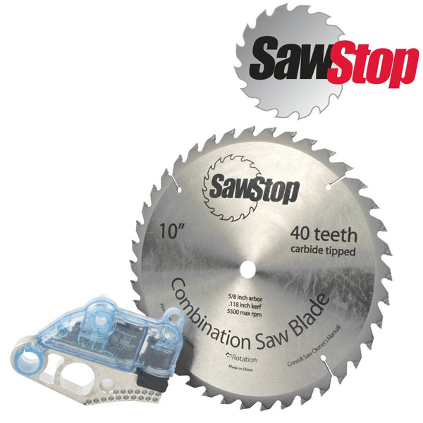 SAWSTOP DEMO CARTRIDGE AND  40T BLADE - Power Tool Traders