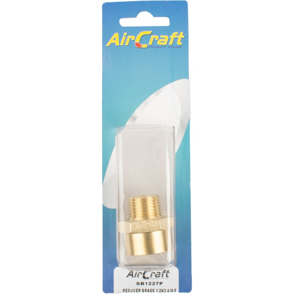 REDUCER BRASS 1/2X3/4 M/F 1PC PACK