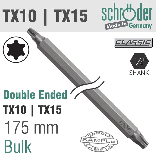 D/E TX10 X TX15 175MM BIT - Power Tool Traders