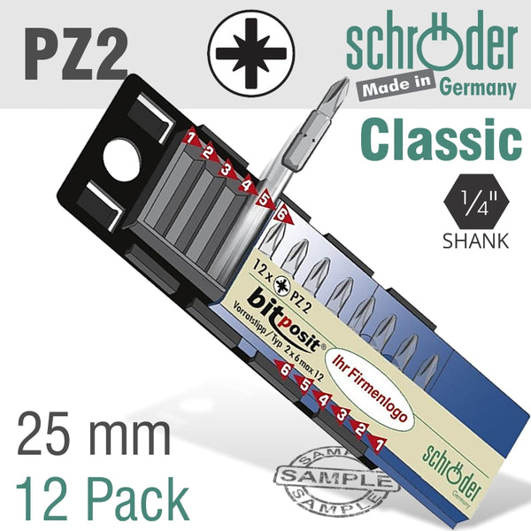 POZI.NO.2X25MM 12 PER PACK - Power Tool Traders