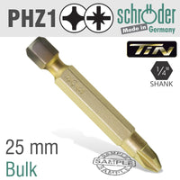 PHZ BIT NO1X50MM TIN COATED - Power Tool Traders