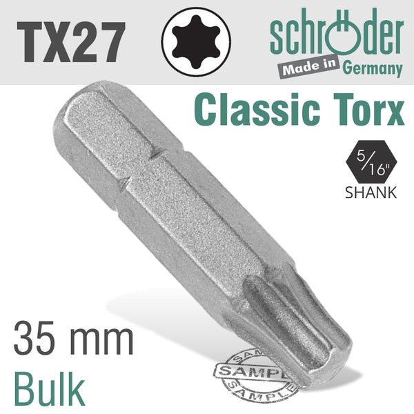 TORX TX27 5/16'HEX X 35MM - Power Tool Traders