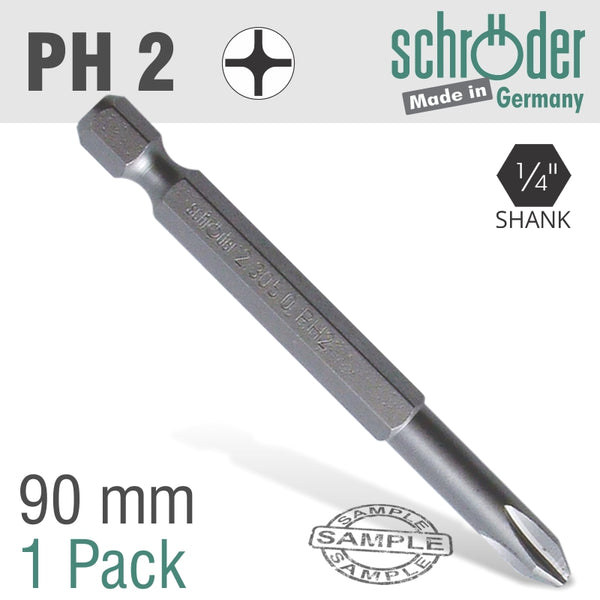 PHIL.NO.2 90MM POWER BIT 1 PACK - Power Tool Traders