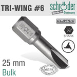 TRIWING NO6X25MM CLASSIC BIT - Power Tool Traders