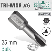 TRIWING NO6X25MM CLASSIC BIT - Power Tool Traders