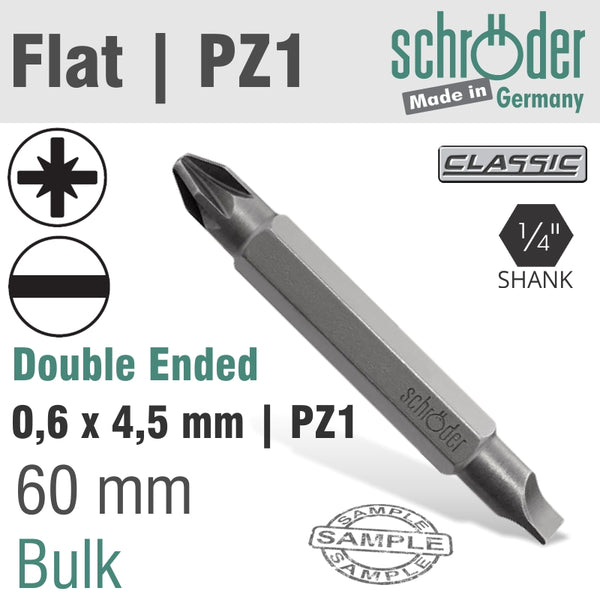 D/END 0.6X4.5MM/PZ1 60MM BIT - Power Tool Traders
